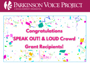 SPEAK OUT! & LOUD Crowd 2022 Grant Recipient